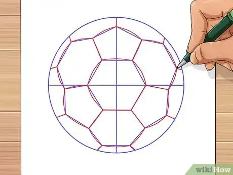 Image intitulée Draw a Soccer Ball Step 7