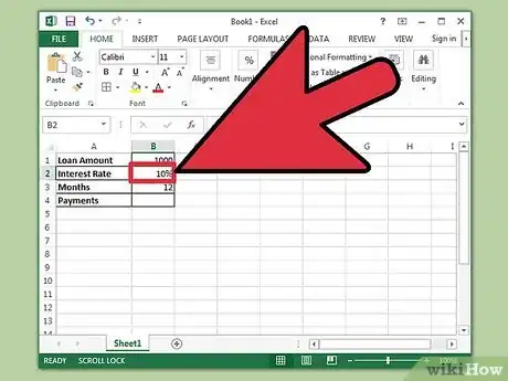 Image intitulée Prepare Amortization Schedule in Excel Step 4