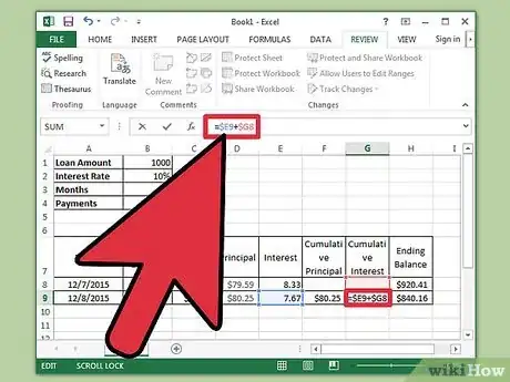 Image intitulée Prepare Amortization Schedule in Excel Step 9