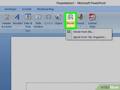 Image intitulée Embed Video in PowerPoint Step 4