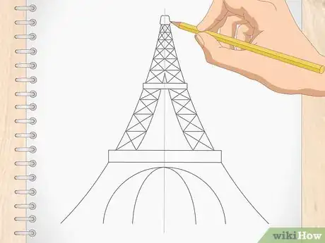 Image intitulée Draw the Eiffel Tower Step 18