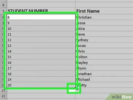 Image intitulée Add Autonumber in Excel Step 6