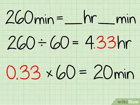 Image intitulée Convert Minutes to Hours Step 7