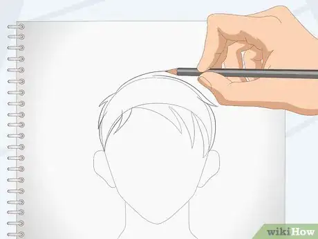 Image intitulée Draw Anime Hair Step 4