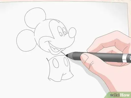 Image intitulée Draw Mickey Mouse Step 25
