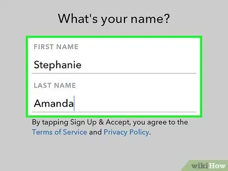 Image intitulée Make a Snapchat Account Step 4