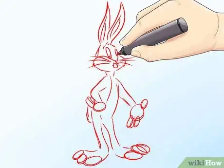 Image intitulée Draw Bugs Bunny Step 18