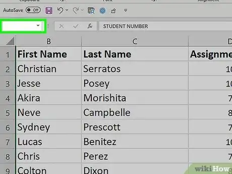 Image intitulée Unhide Columns in Excel Step 7