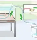 siphonner l'eau d'un récipient