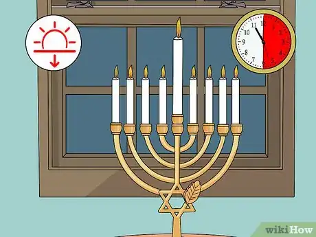 Image intitulée Light a Chanukah Menorah Step 12