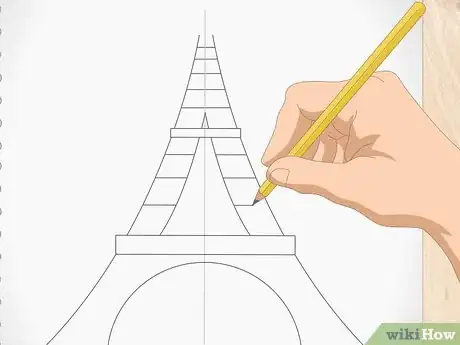 Image intitulée Draw the Eiffel Tower Step 15