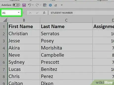 Image intitulée Unhide Columns in Excel Step 8