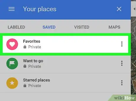 Image intitulée Remove Saved Places on Google Maps on PC or Mac Step 5