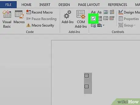 Image intitulée Insert a Check Box in Word Step 9