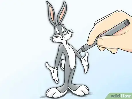 Image intitulée Draw Bugs Bunny Step 11