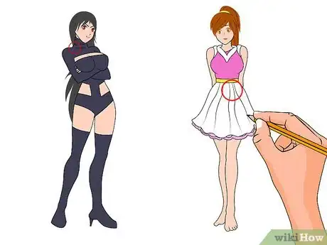 Image intitulée Draw Anime Girl's Clothing Step 8