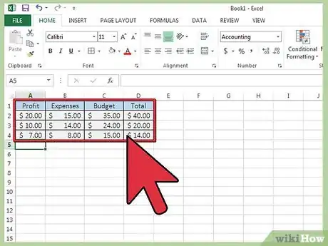 Image intitulée Consolidate in Excel Step 1
