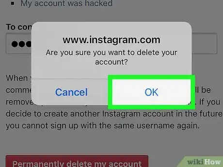 Image intitulée Delete an Instagram Account Step 13