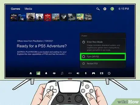 Image intitulée Turn Off the PS5 Step 5