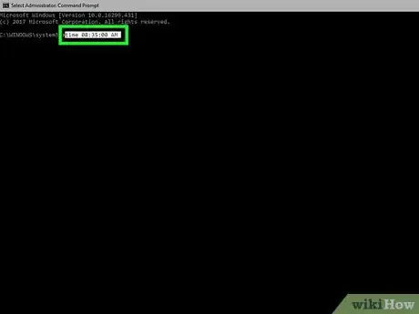 Image intitulée Change the Computer Time and Date Using the Command Prompt Step 12