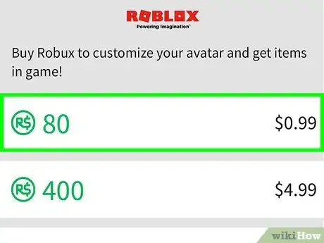 Image intitulée Buy Robux Step 8