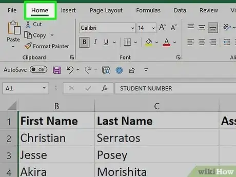 Image intitulée Unhide Columns in Excel Step 9