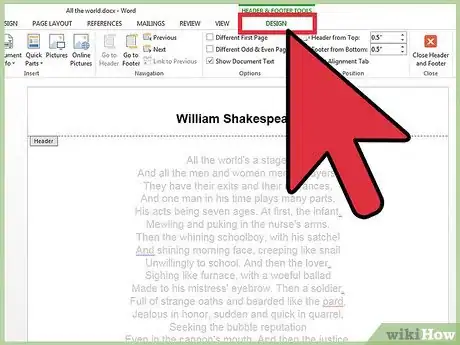 Image intitulée Insert a Custom Header or Footer in Microsoft Word Step 9