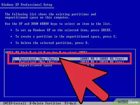 Image intitulée Install Windows XP Step 9
