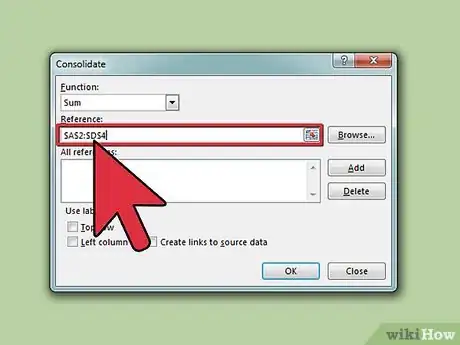 Image intitulée Consolidate in Excel Step 3