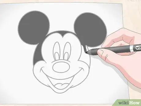 Image intitulée Draw Mickey Mouse Step 10