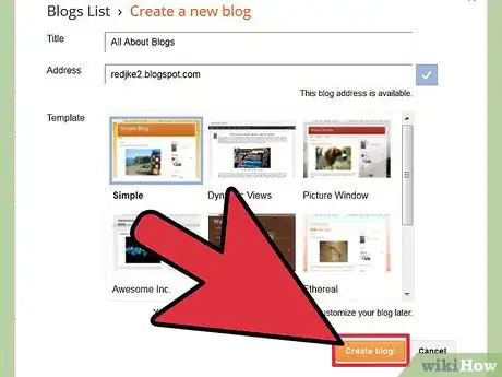 Image intitulée Create a Blogger Blog Step 3