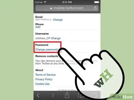 Image intitulée Change Your Twitter Password Step 18