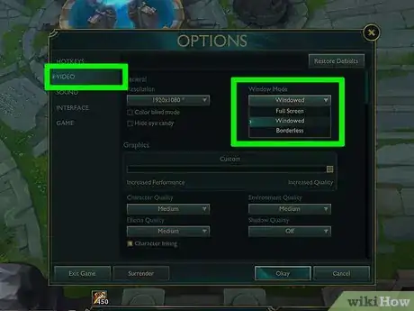 Image intitulée Play League of Legends in Windowed Mode Step 2