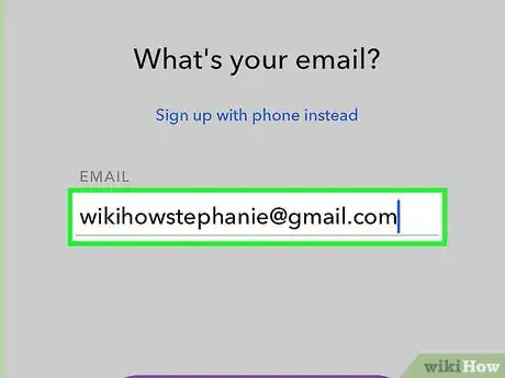 Image intitulée Make a Snapchat Account Step 8