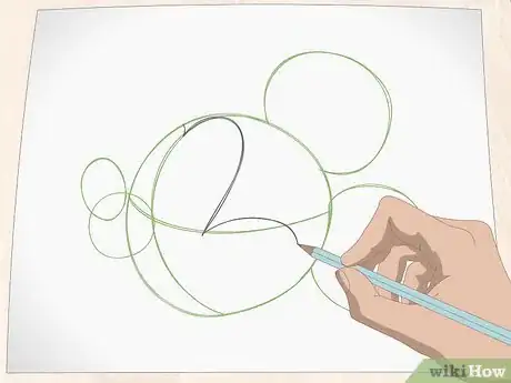Image intitulée Draw Mickey Mouse Step 16