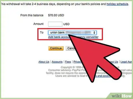 Image intitulée Use PayPal to Transfer Money Step 8