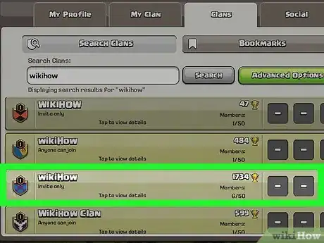 Image intitulée Join a Clan in Clash of Clans Step 6