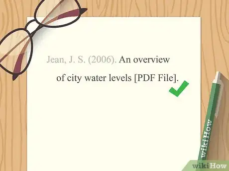Image intitulée Cite Online PDFs in APA Style Step 8