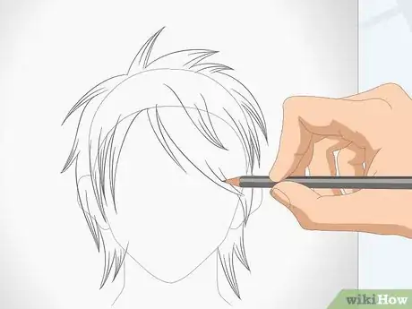 Image intitulée Draw Anime Hair Step 11