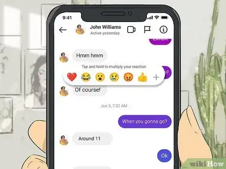 Image intitulée React to Messages on Instagram Step 6