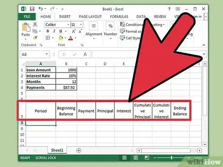 Image intitulée Prepare Amortization Schedule in Excel Step 6