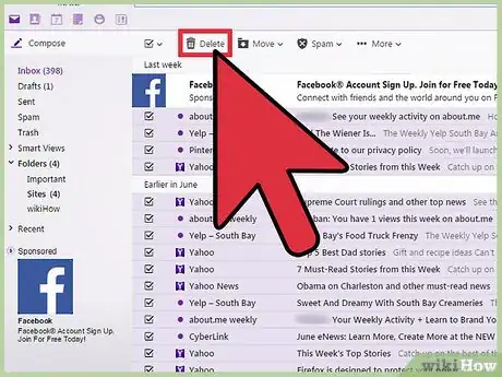 Image intitulée Delete All Messages in Yahoo Mail Step 4
