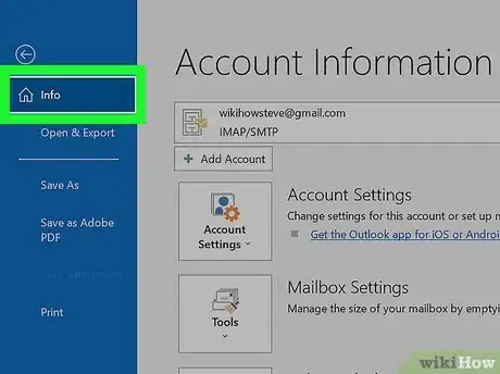 Image intitulée Find the Smtp Server in Outlook 365 Step 2