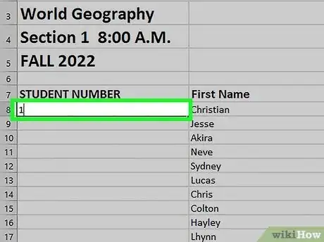 Image intitulée Add Autonumber in Excel Step 8