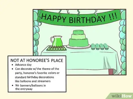 Image intitulée Plan a Surprise Birthday Party Step 8