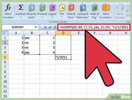 Image intitulée Use Summation Formulas in Microsoft Excel Step 11