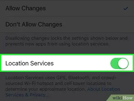 Image intitulée Turn On Location Services on an iPhone or iPad Step 11