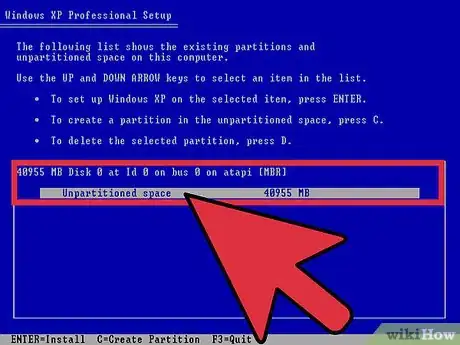 Image intitulée Install Windows XP Step 7