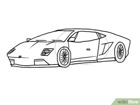 Image intitulée Draw a Lamborghini Step 9