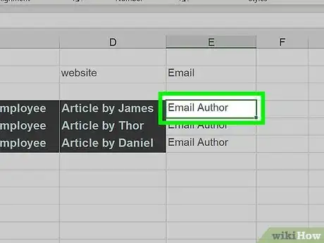 Image intitulée Add Links in Excel Step 13